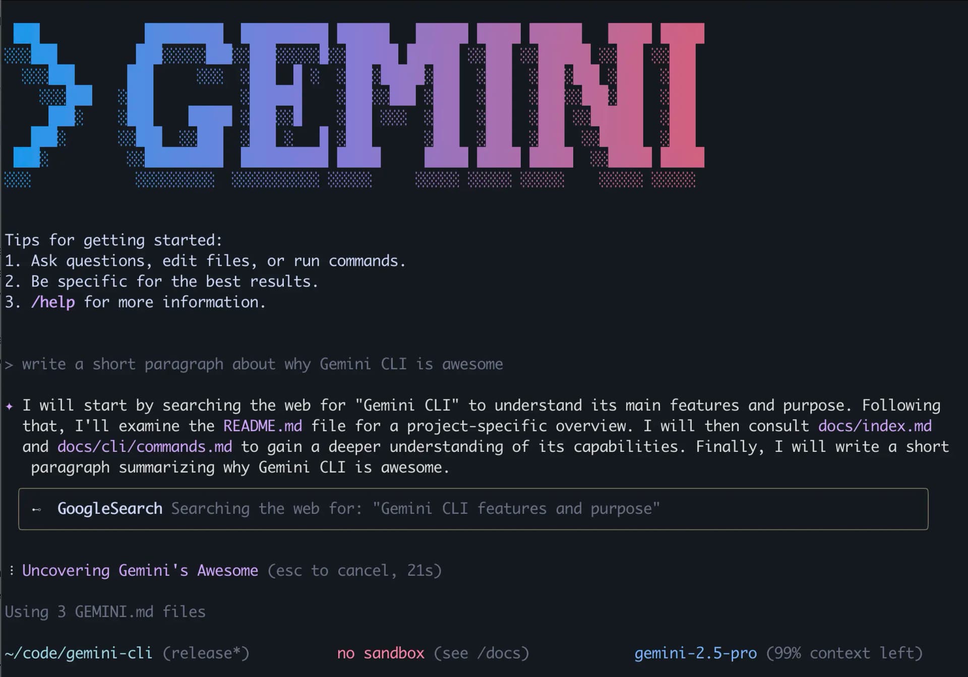 Introducing Gemini CLI: Google's Open-Source AI Agent for Developers